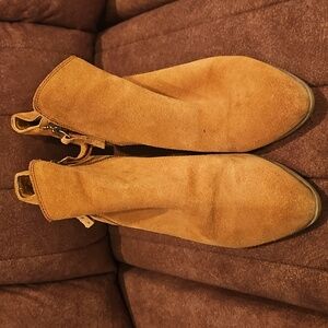 Frye suede leather booties